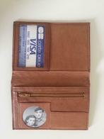 Splinternieuwe portefeuille in naturel leder, Handtassen en Accessoires, Portemonnees, Ophalen of Verzenden, Nieuw, Bruin, Leder