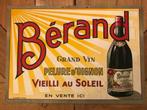 Carton publicitaire ancien Bérand Vin, Enlèvement ou Envoi
