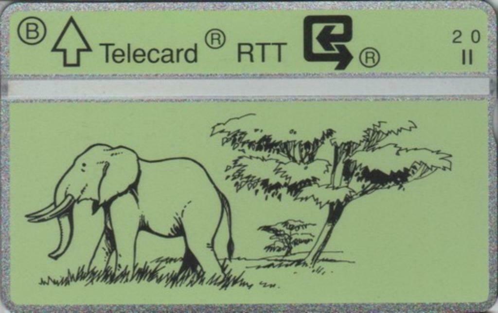 Télécarte Privée Belge P 201 Eléphant, Collections, Cartes de téléphone, Enlèvement ou Envoi