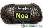 Wol Noa Scheepjes bruin 100 gr - 80 m 96% acryl (10), Nieuw, Ophalen of Verzenden, Breien