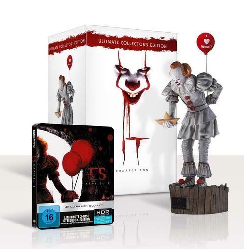 Coffret collector import IT avec statue Stephen King neuf, CD & DVD, Blu-ray, Neuf, dans son emballage, Horreur, Coffret, Enlèvement ou Envoi