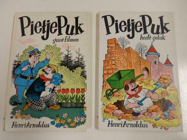 PIETJE PUK (Henri Arnoldus, 2 verhalen, nrs. 16 en 17), Boeken, Avontuur en Actie, Gelezen, Ophalen of Verzenden