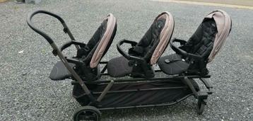 Poussette triplette triplés City grey/ antracite Peg Pereg beschikbaar voor biedingen