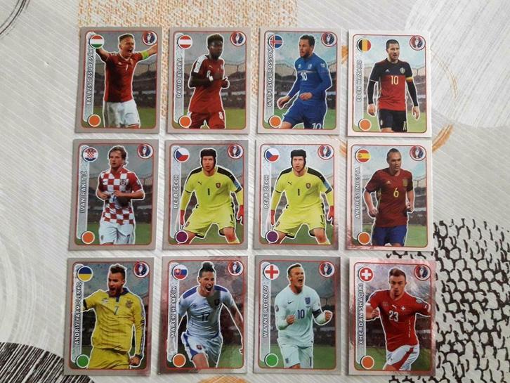 Panini Euro 2016 Star Swiss edition 12x beste speler nieuwst, Verzamelen, Sportartikelen en Voetbal, Nieuw, Ophalen of Verzenden