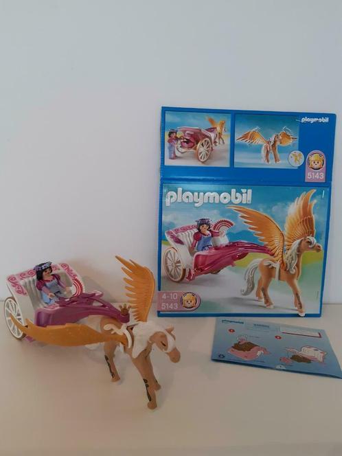 playmobil 5143: Pegasuspaard met koets, Kinderen en Baby's, Speelgoed | Playmobil, Gebruikt, Ophalen of Verzenden