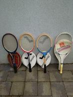 4 raquette de tennis pour collection 1980, Sport en Fitness, Gebruikt, Ophalen of Verzenden, Tennis