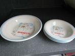 spaghetti schaal + 3 borden