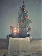 Shabby doek klein "Oh denneboom", landelijke decoratie, Diversen, Kerst, Nieuw, Ophalen of Verzenden