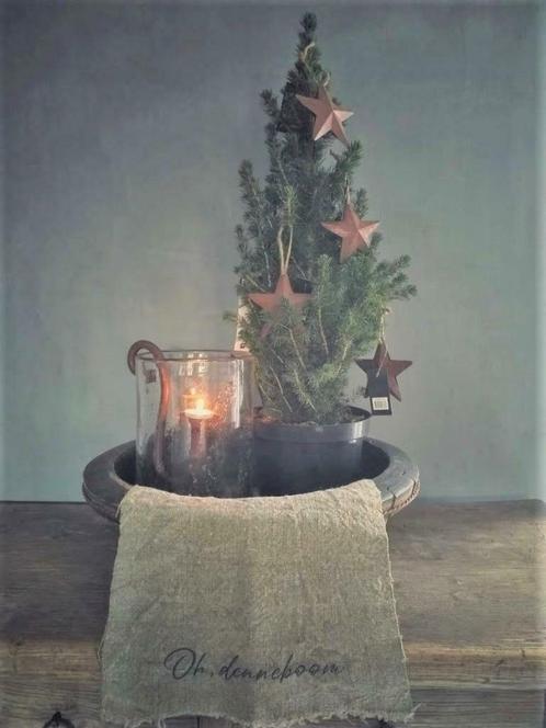 Shabby doek klein "Oh denneboom", landelijke decoratie, Divers, Noël, Neuf, Enlèvement ou Envoi