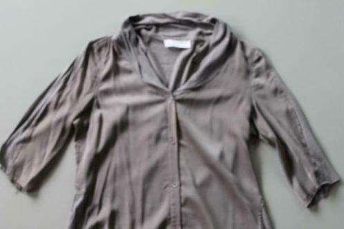 Khakikleurige zijden blouse Stella McCartney, chique/stoer, Kleding | Dames, Blouses en Tunieken, Zo goed als nieuw, Maat 36 (S)