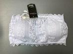 Bandeau blanc en dentelle H. Nathalie lingerie - Taille L, H. Nathalie lingerie, Enlèvement ou Envoi, Blanc, Soutien-gorge