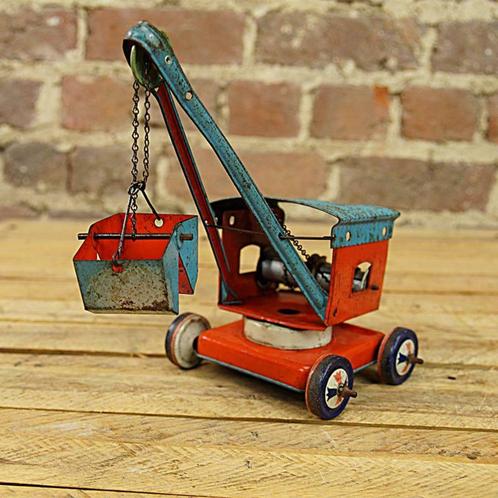 Klein speelgoed dragline 2019225, Antiek en Kunst, Curiosa en Brocante, Ophalen