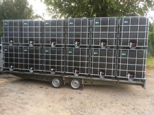 Zwarte anti algen ibc containers uit de voeding 150€, Jardin & Terrasse, Barils de pluie, Comme neuf, Synthétique, 150 litres ou plus