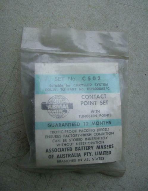 Kit de point de contact Chrysler, Plymouth, De Soto, Dodge j, Autos : Pièces & Accessoires, Électronique & Câbles, Pièces américaines