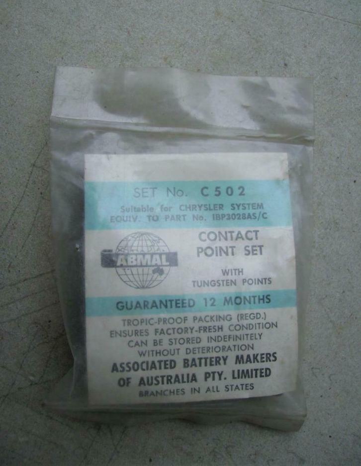 Vis platinee Chrysler, Plymouth, De Soto, Dodge ann.50-60, Autos : Pièces & Accessoires, Électronique & Câbles, Pièces américaines