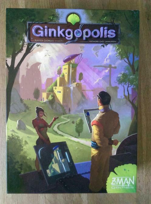 GINKGOPOLIS, uitgegeven bij Z-Man, Hobby en Vrije tijd, Gezelschapsspellen | Bordspellen, Zo goed als nieuw, Ophalen of Verzenden