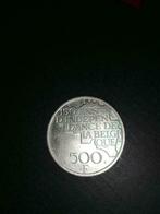 Zilveren munt 500 frank België 1980, Postzegels en Munten, Munten | Europa | Niet-Euromunten, Zilver, België, Losse munt, Verzenden