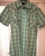 jack and jones geruit hemd lichtgroen, korte mouwen, S, Kleding | Heren, T-shirts, Gedragen, Maat 46 (S) of kleiner, Overige kleuren