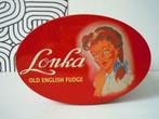 Boîte en fer blanc avec publicité rétro pour Lonka, Enlèvement ou Envoi