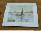 aquarel van nieuwpoort, Antiek en Kunst, Ophalen of Verzenden