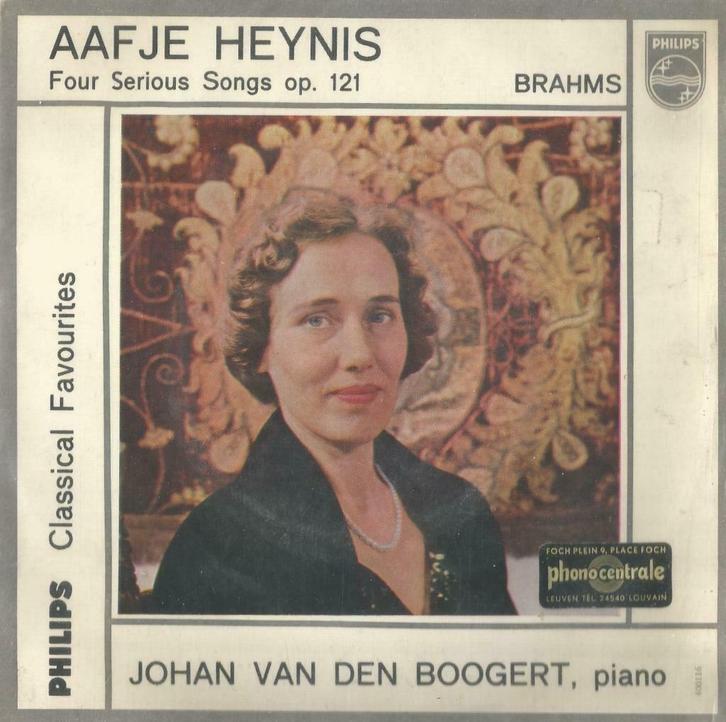 Aafje Heynis – Denn es gehet dem Menschen wie dem Vieh  + 3, Cd's en Dvd's, Vinyl Singles, Gebruikt, EP, Meditatie en Spiritualiteit