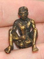 Roman antique miniature Priapus beeldje als 'fascinus' 1st C, Bronze, Envoi