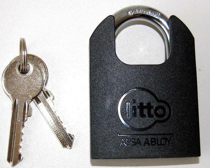 Cadenas de sécurité Litto 55mm double verrouillage, neuf !!, Motoren, Accessoires | Sloten, Nieuw, Ophalen of Verzenden