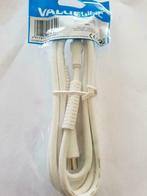 coax kabel male / female - 120Hz - 1.5 meter - nieuw en verp, Ophalen of Verzenden, Nieuw, Minder dan 2 meter, Coaxiale kabel