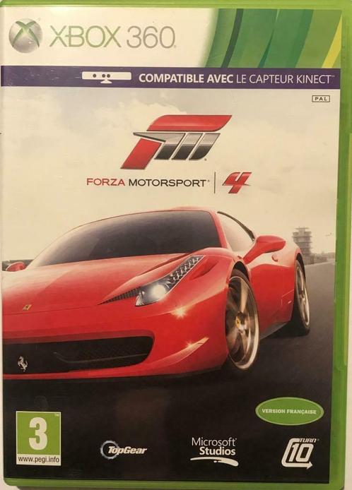 Forza Motosport 4 - Jeu Xbox 360 > 3 ans, Games en Spelcomputers, Games | Xbox 360, Zo goed als nieuw, Racen en Vliegen, 3 spelers of meer