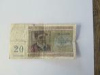 Bankbiljet 20 Frank  1956 Frank Lassus, Postzegels en Munten, Los biljet, Ophalen of Verzenden