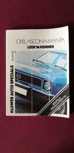 Opel Ascona - Manta Kluwer auto special, Auto diversen, Handleidingen en Instructieboekjes, Ophalen of Verzenden