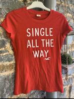 T-shirt rouge hollister, Comme neuf, Manches courtes, Taille 38/40 (M), Rouge