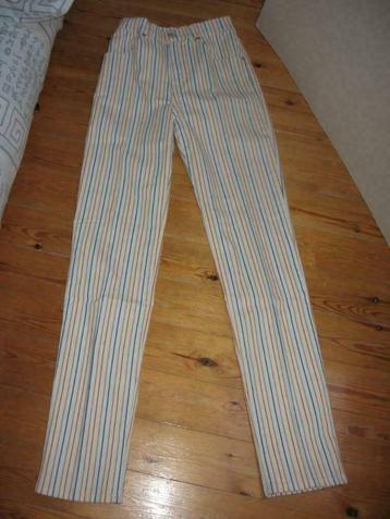 Chipie : pantalon Vintage. Pantalon Vintage en tissu à ligne, Enlèvement ou Envoi, Taille 36 (S), Longs, Neuf