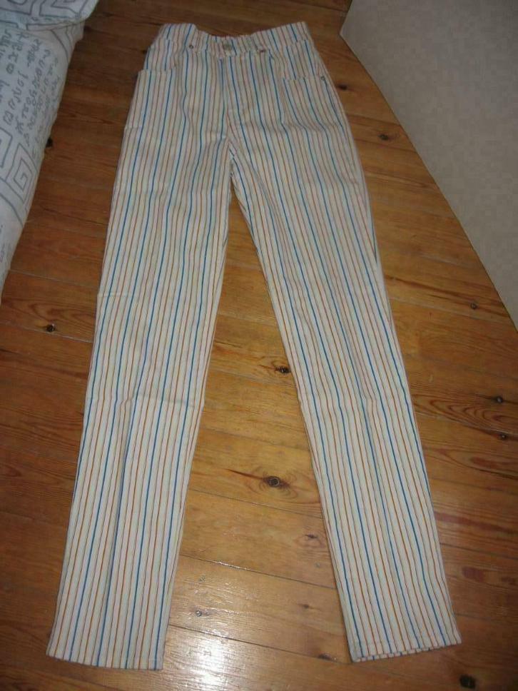 Chipie: Vintage broek. Vintage gevoerde stoffen broek, Kleding | Dames, Broeken en Pantalons, Nieuw, Maat 36 (S), Rood, Lang, Ophalen of Verzenden