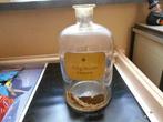 Glazen apothekerspot  met etiket (eau de cologne)