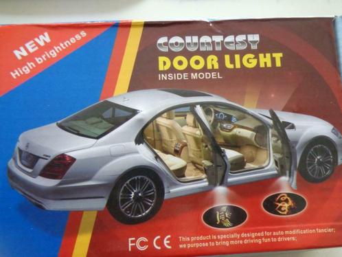 2 NIEUWE Ghostlights Welkomstlichten Deurverlichting MB AMG, Auto-onderdelen, Verlichting, Mercedes-Benz, Nieuw, Ophalen of Verzenden