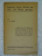 L'ingénieur Anton Mussert pesé par la balance J.H Scheps '40, Livres, Autres sujets/thèmes, Utilisé, Enlèvement ou Envoi, Deuxième Guerre mondiale