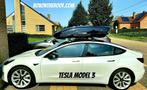 Verhuur dakkoffer en dakdragers voor Tesla Model 3 & Model Y, Zo goed als nieuw, Ophalen