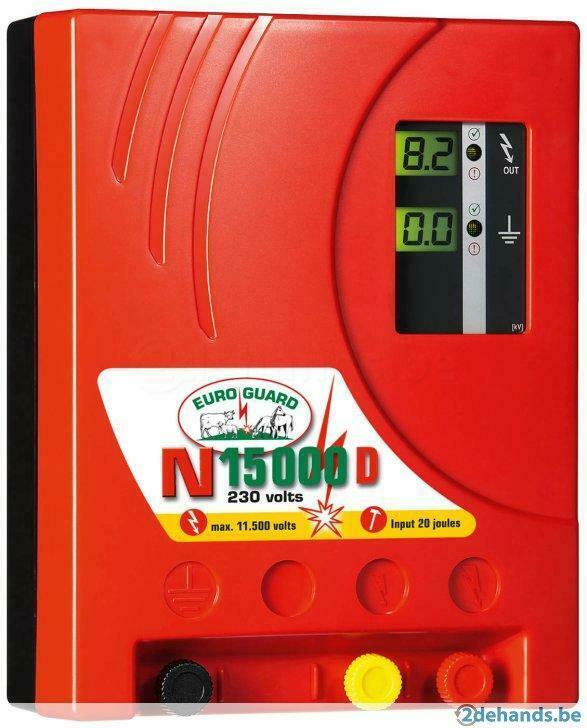 Schrikdraadapparaat N15000 op 230V, Agrodieren beste prijs, Articles professionnels, Agriculture | Outils, Élevage, Agricole, Enlèvement ou Envoi