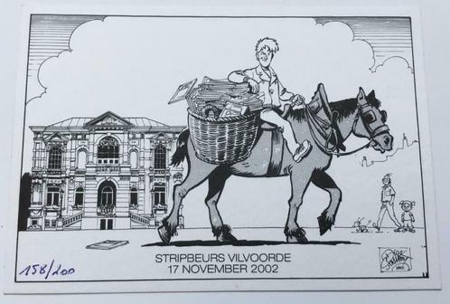 Leuke Ex-libris Dirk Stallaert - Kitty uit 2002., Boeken, Stripverhalen, Nieuw, Eén stripboek, Ophalen of Verzenden