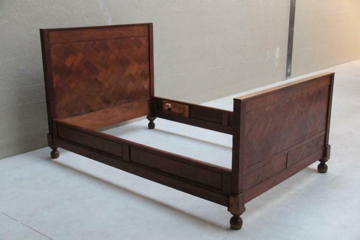 Antiek eiken bedframe, Antiek en Kunst, Antiek | Meubels | Bedden, Ophalen