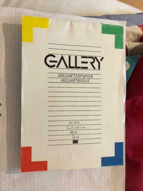 Gallery millimeterpapier, 17 bladen, Divers, Papeterie, Enlèvement ou Envoi