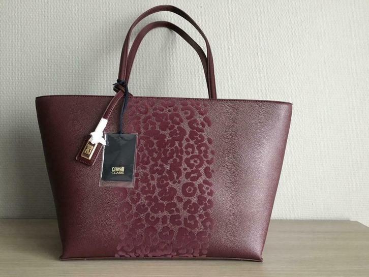 Bordeaux schoudertas Roberto Cavalli - NIEUW, Handtassen en Accessoires, Tassen | Damestassen, Nieuw, Handtas, Overige kleuren