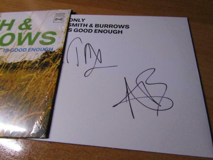 GESIGN. CD Smith (Editors) + Burrows (Razorlight) + TOTE BAG, Cd's en Dvd's, Cd's | Pop, 2000 tot heden, Ophalen of Verzenden