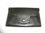 Portefeuille en cuir noir (DS203-b), Comme neuf, Autres marques, Noir, Cuir