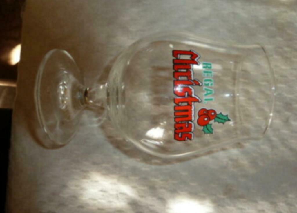 #K bier glas REGAL CHRISTMAS Brasserie Du Bocq Purnode 0,25L, Collections, Verres & Petits Verres, Neuf, Verre à bière, Enlèvement ou Envoi