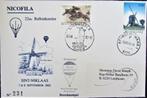 FDC- BALLONPOST- BELGIË-ST-NIKLAAS- ST.GILLIS-WAAS, Postzegels en Munten, Overige thema's, Ophalen of Verzenden, Gestempeld