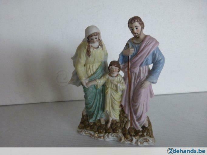 porcelijn Heilige Familie ( vieux biscuit ), Antiek en Kunst, Antiek | Keramiek en Aardewerk, Ophalen of Verzenden