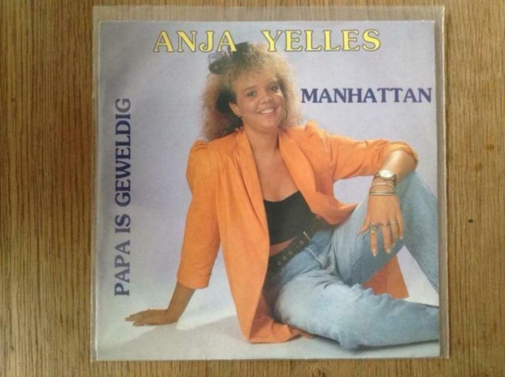 single anja yelles, Cd's en Dvd's, Vinyl Singles, Single, Nederlandstalig, 7 inch, Ophalen of Verzenden