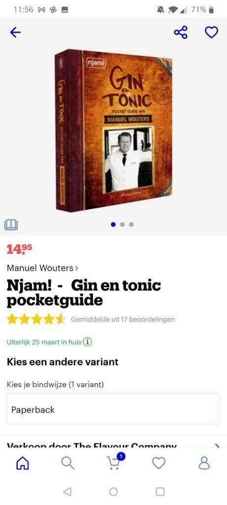Gin & Tonic boek, Boeken, Kookboeken, Nieuw, Ophalen of Verzenden